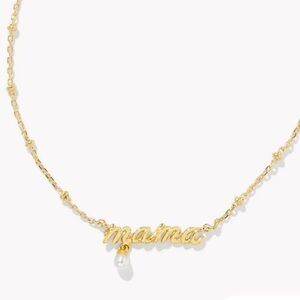 Kendra Scott Mama Script Necklace